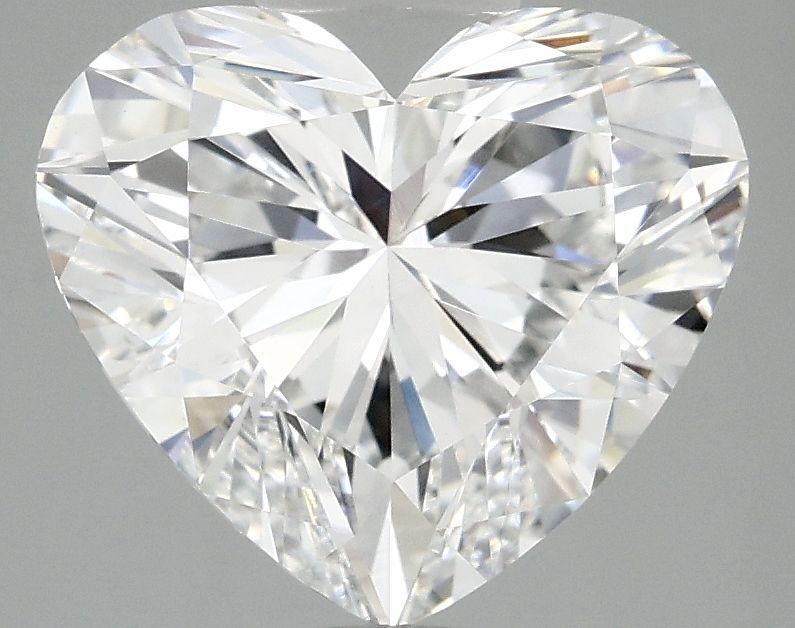 3.09 carat e VVS2 EX Cut IGI heart diamond