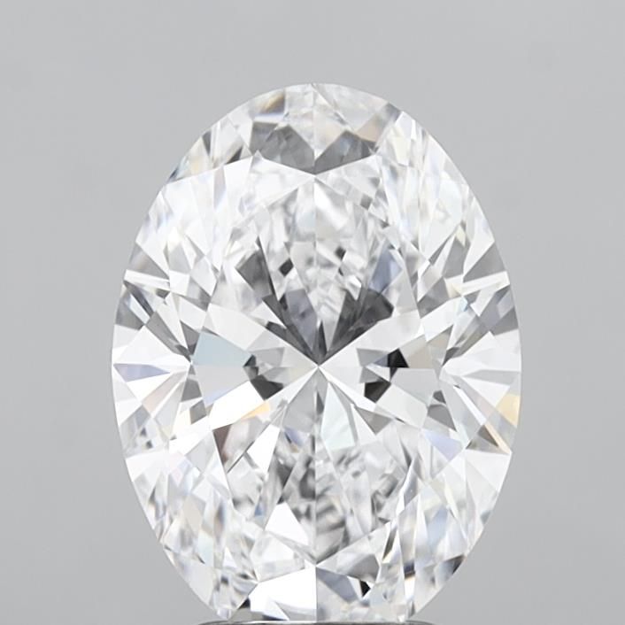 3.03 ct. oval Lab Grown Diamond front image