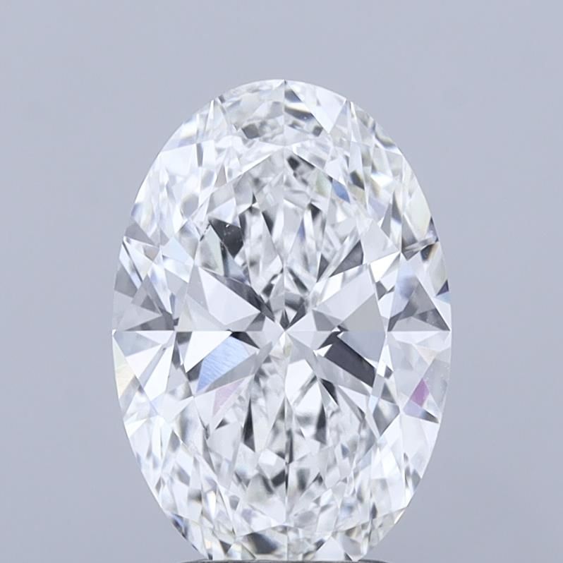 3.01 ct. oval Lab Grown Diamond front image