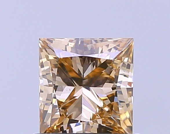 1 Carat Princess Diamond Light Brown VS1