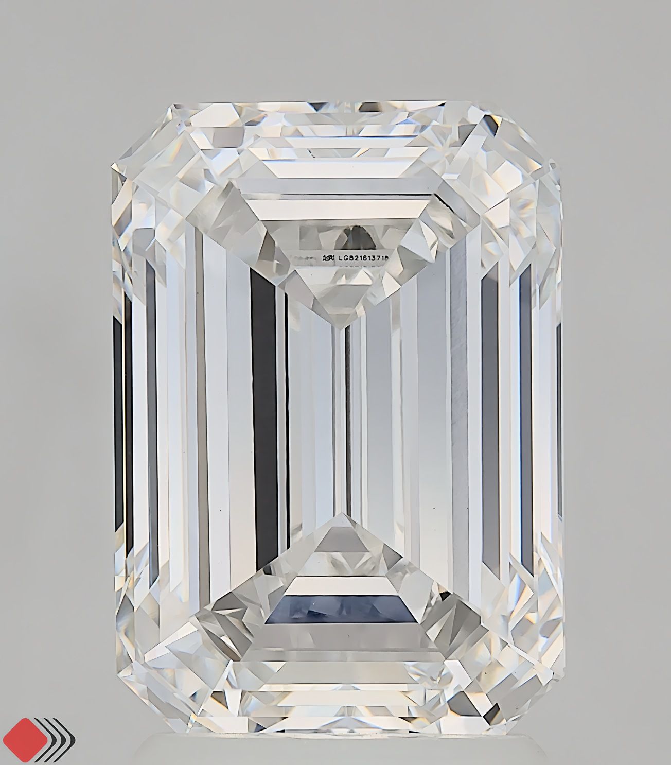 3.02 ct. emerald Lab Grown Diamond front image
