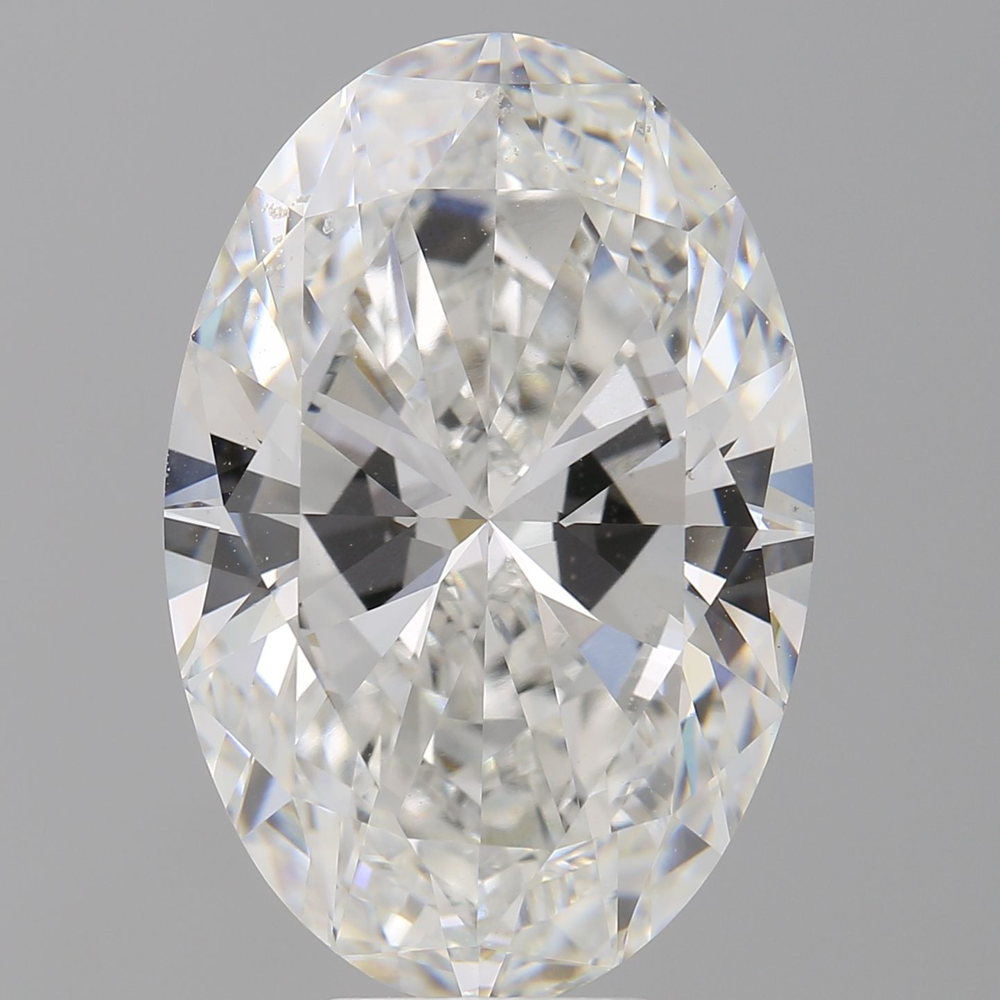9.99 ct. oval Lab Grown Diamond front image
