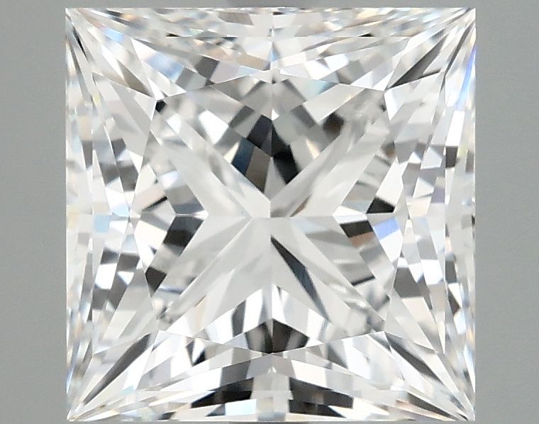 4.12 ct. princess Lab Grown Diamond front image