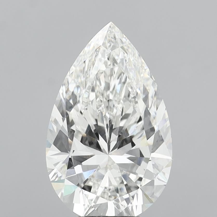 6.01 ct. pear Lab Grown Diamond front image