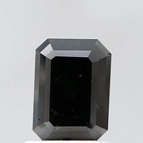 1.4 Carat Emerald Diamond Black VS1