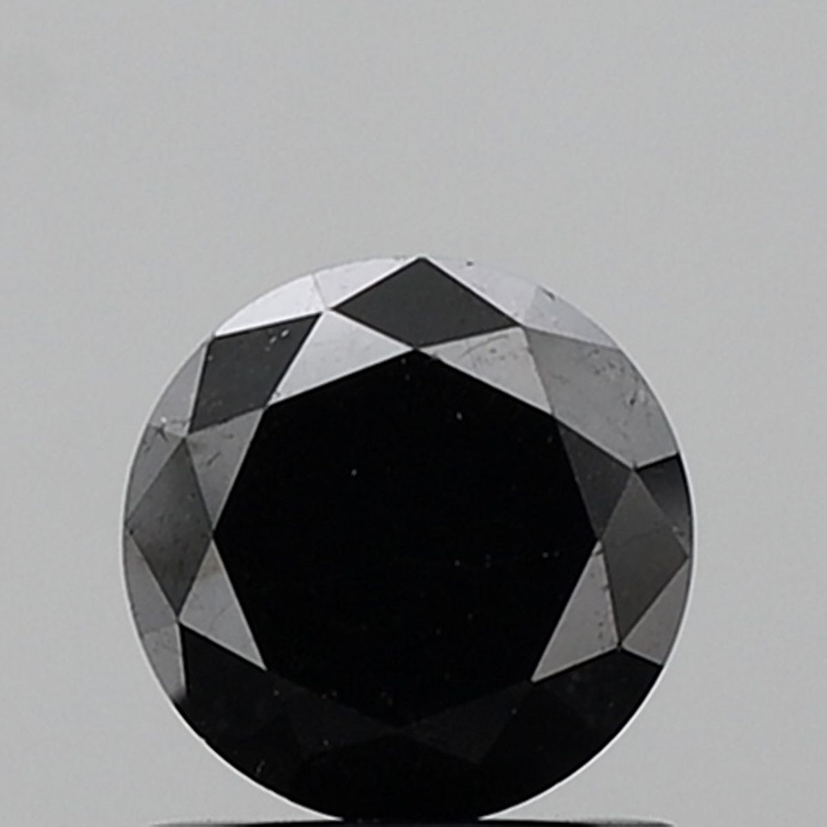 1.23 Carat Round Diamond Fancy Black VVS2