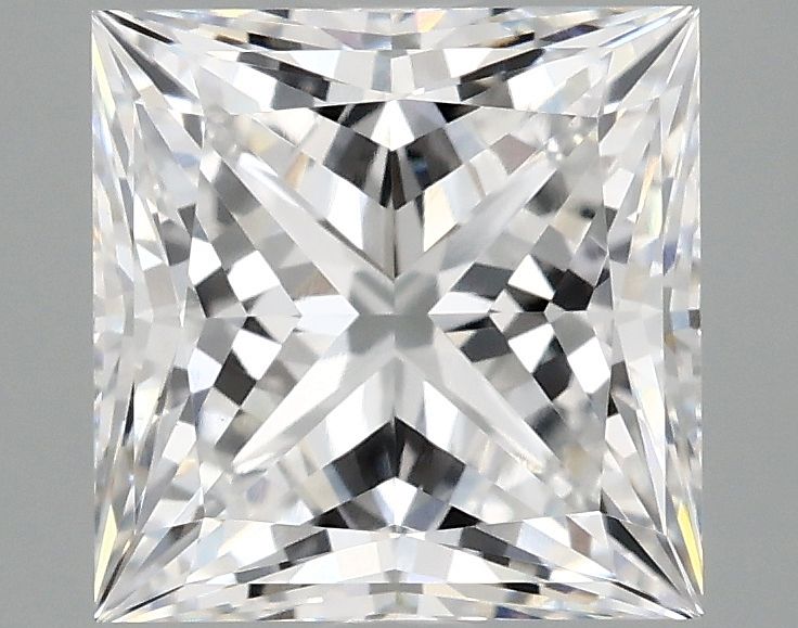 2.10 ct. princess Lab Grown Diamond front image