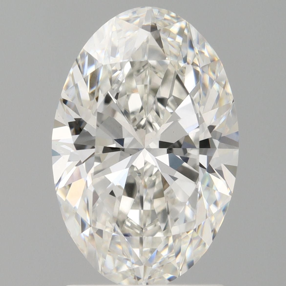 2.01 ct. oval Lab Grown Diamond front image