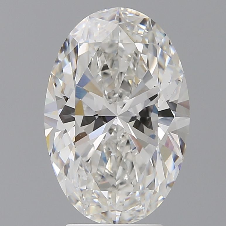 4.10 ct. oval Lab Grown Diamond front image