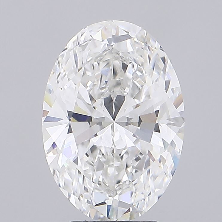 4.11 ct. oval Lab Grown Diamond front image