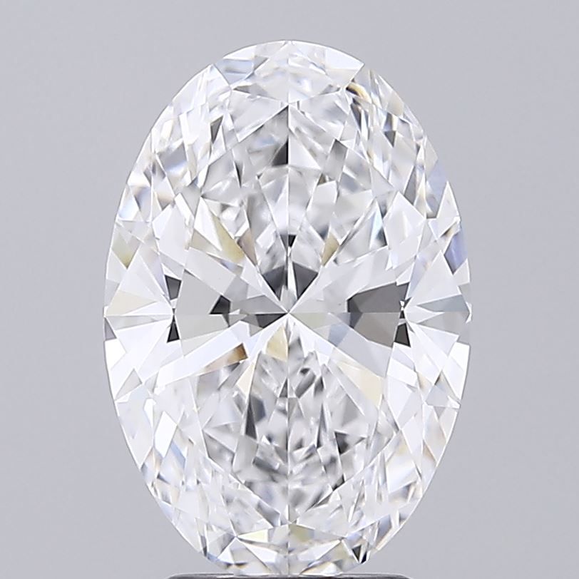 3.20 ct. oval Lab Grown Diamond front image