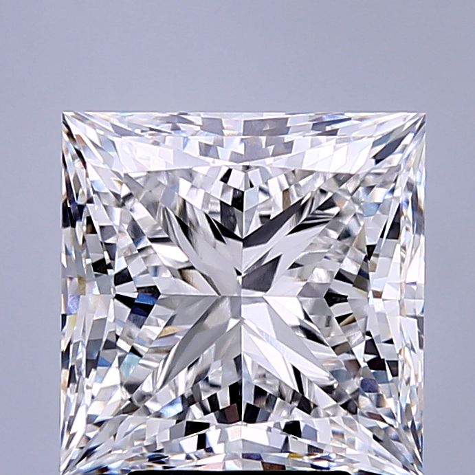 5.55 ct. princess Lab Grown Diamond front image