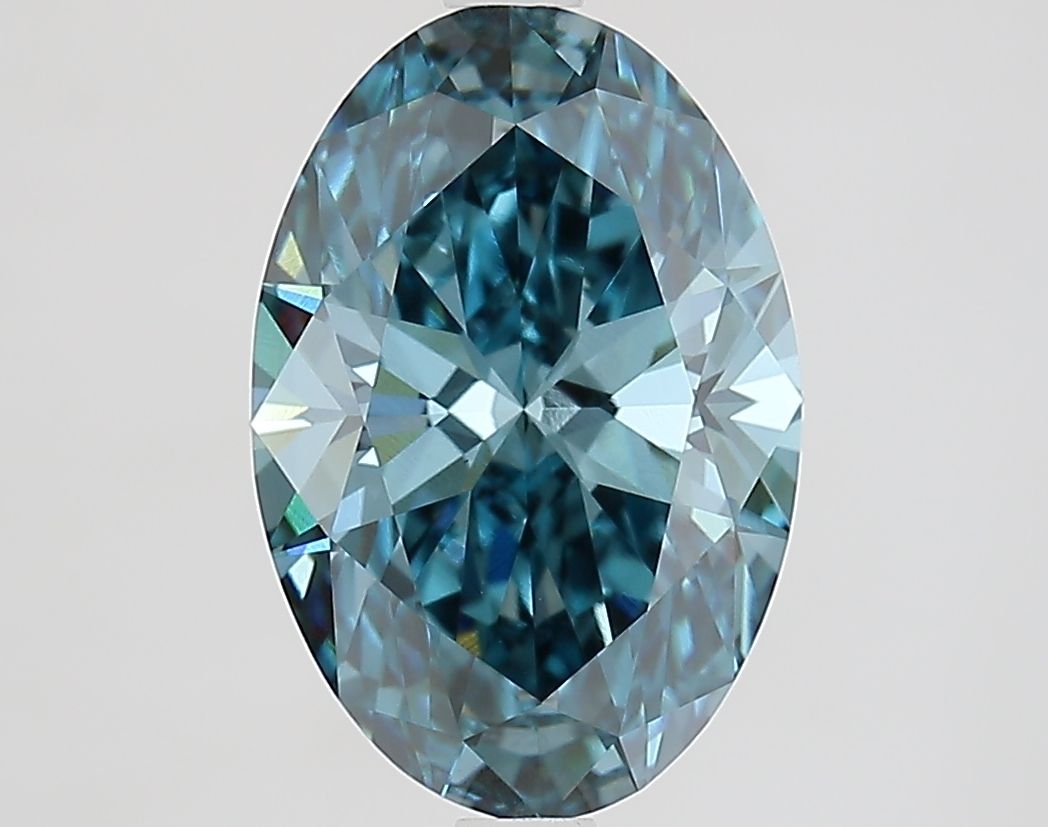 3.19 ct. oval Lab Grown Diamond front image