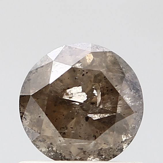 0.76 Carat Round Diamond Salt and Pepper VVS1