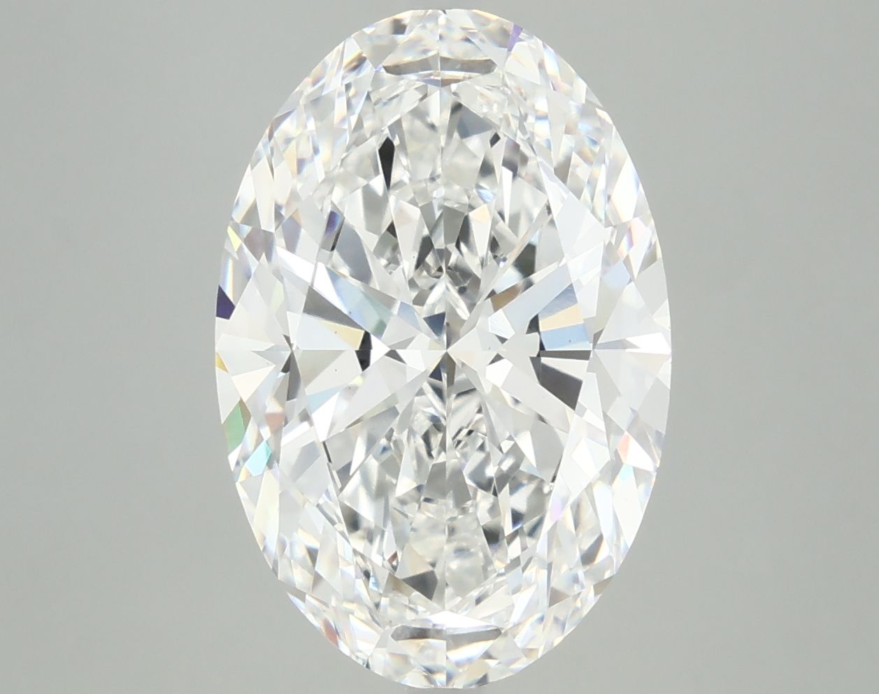 7.01 ct. oval Lab Grown Diamond front image