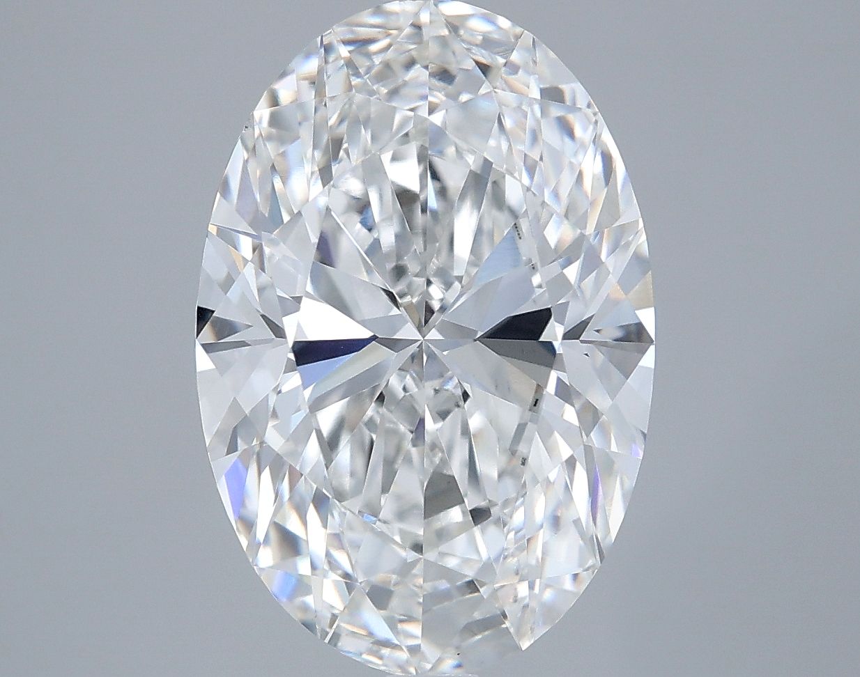6.06 ct. oval Lab Grown Diamond front image