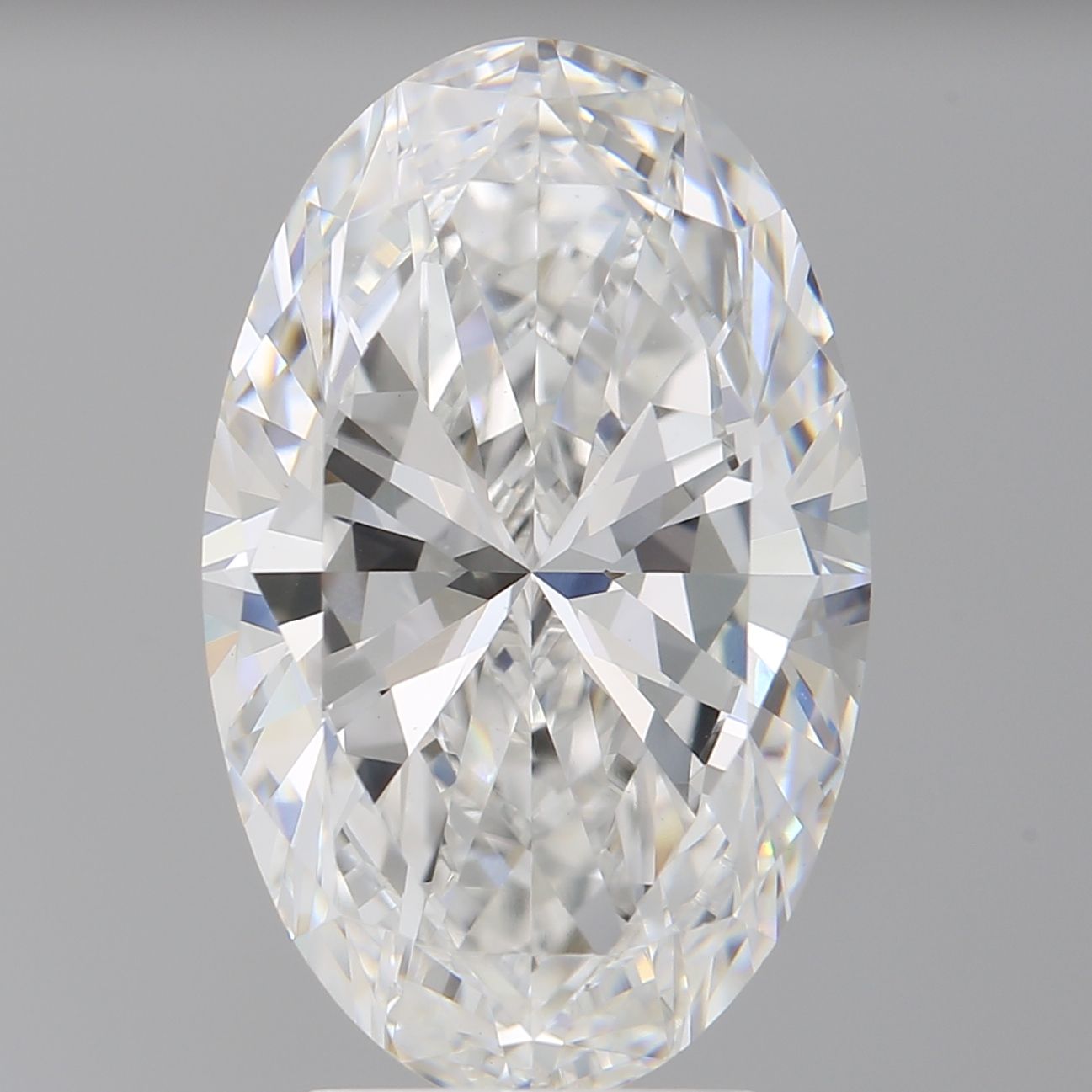 3.98 ct. oval Lab Grown Diamond front image