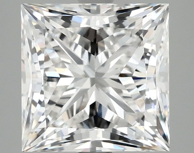 4.02 ct. princess Lab Grown Diamond front image