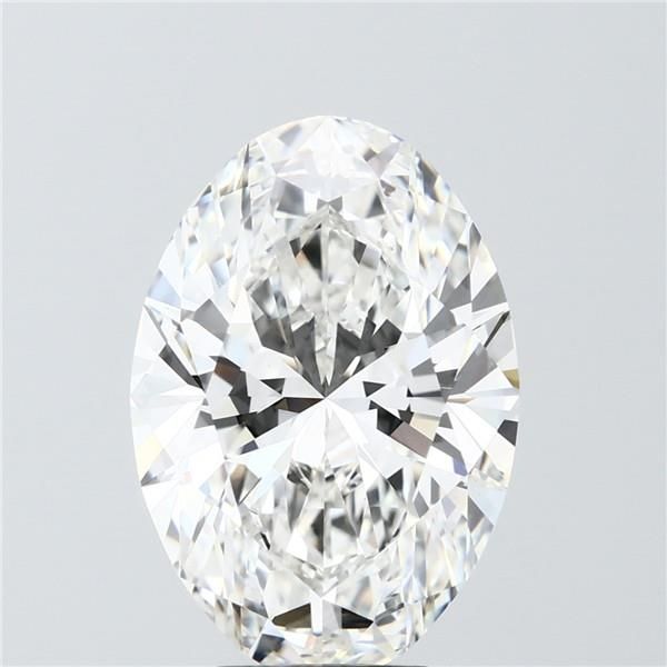 6.09 ct. oval Lab Grown Diamond front image