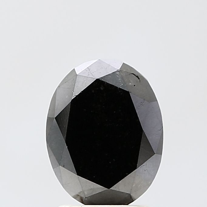 2.27 Carat Oval Diamond Black VS1