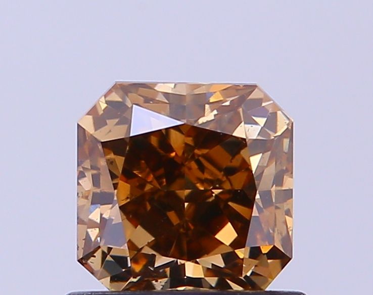 1.02 Carat Square radiant Diamond Fancy Brown VS2