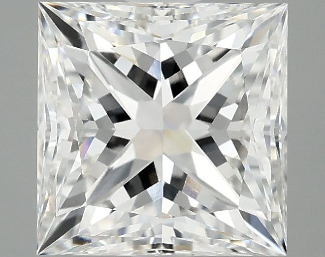 2.10 ct. princess Lab Grown Diamond front image