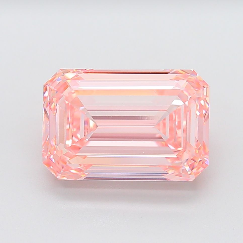 9.55 ct. emerald Lab Grown Diamond front image