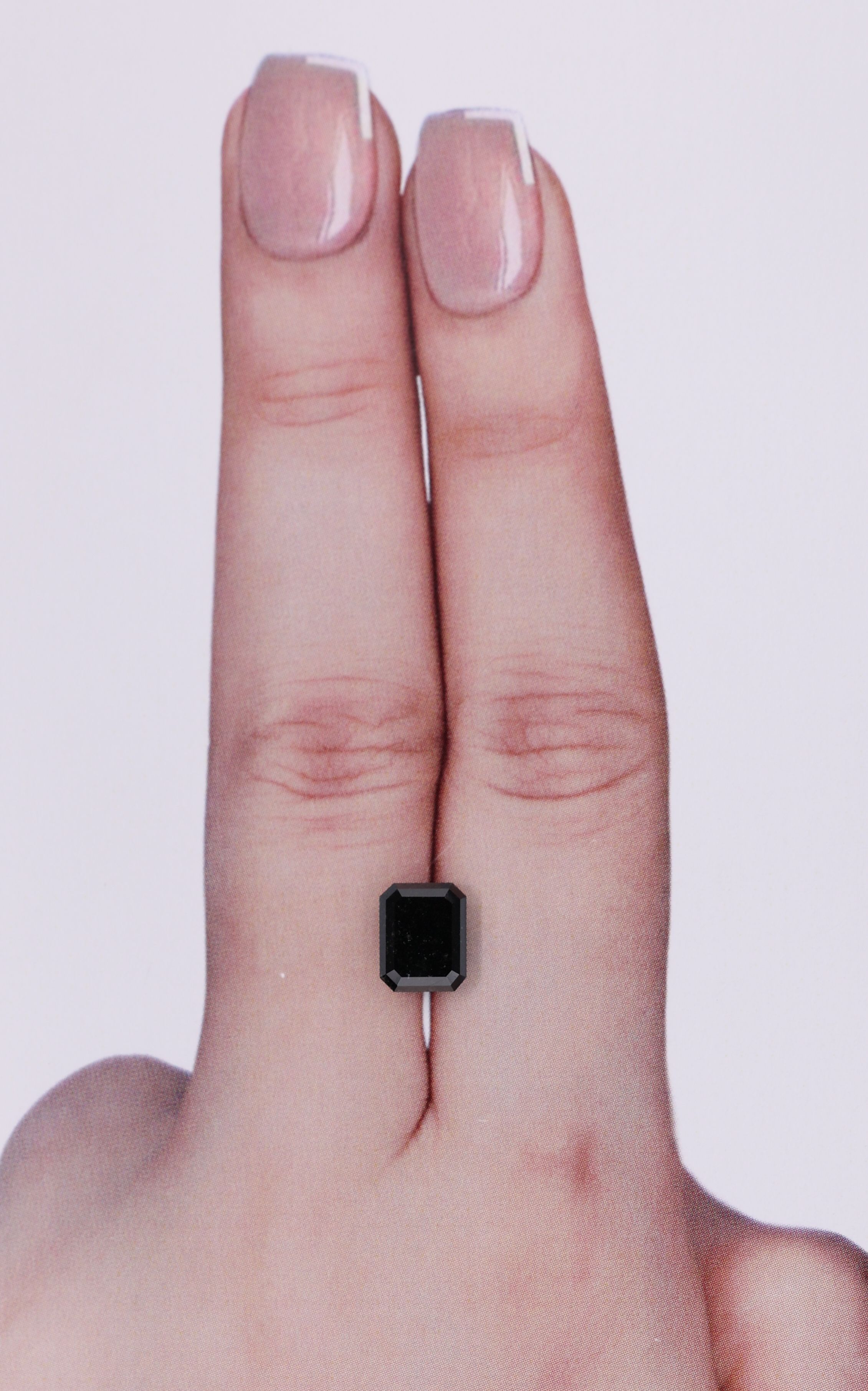 1.5 Carat Emerald Diamond Black 