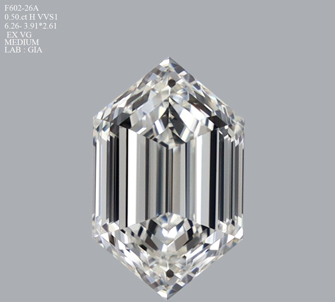 0.5 ct Hexagonal Diamond