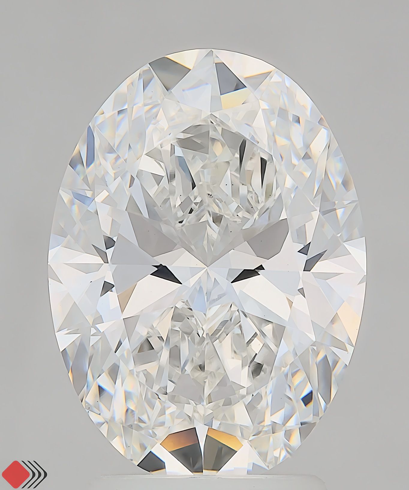 3.05 ct. oval Lab Grown Diamond front image