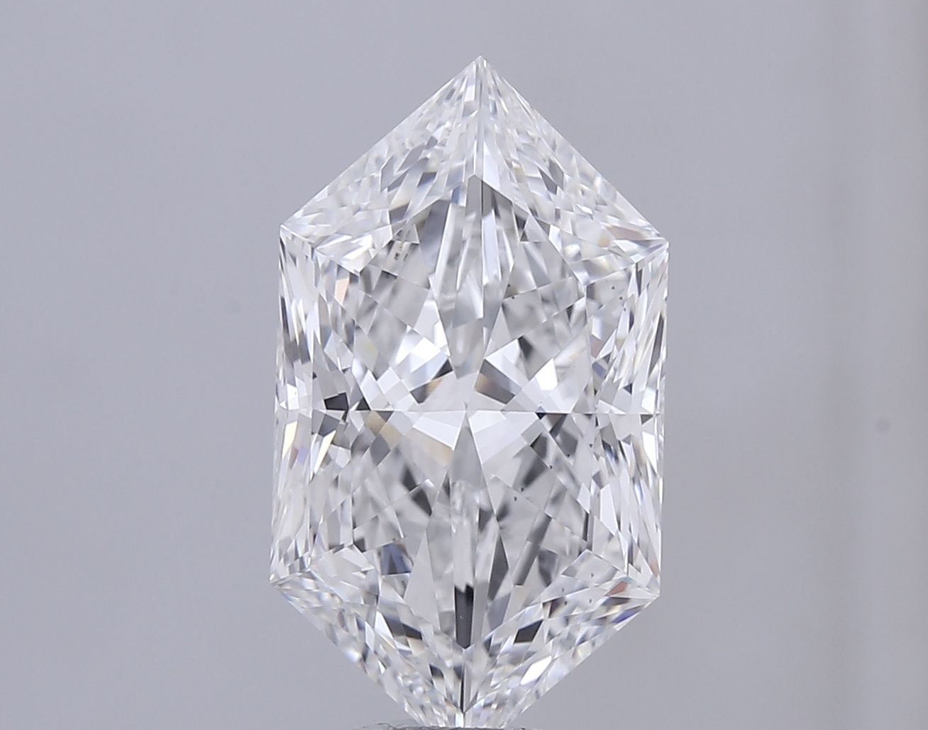 8.51 ct lab-grown Hexagonal Diamond