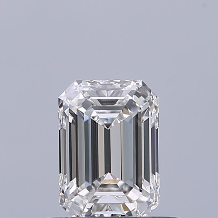 0.51 Carat Emerald Diamond F IF