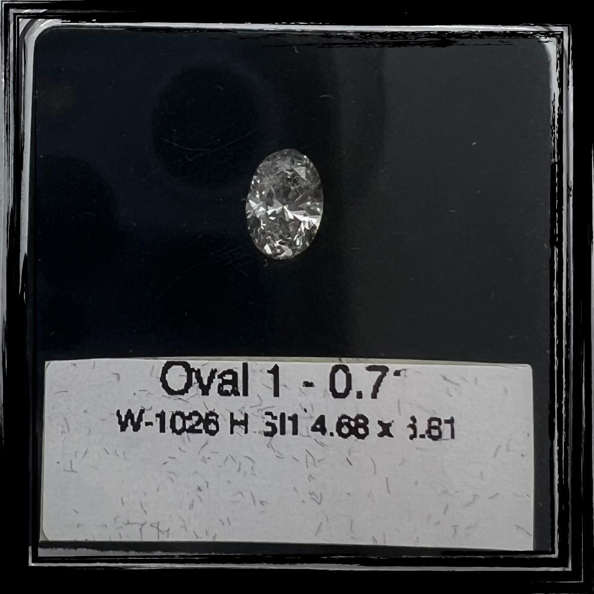 0.7 Carat Oval Diamond H SI1