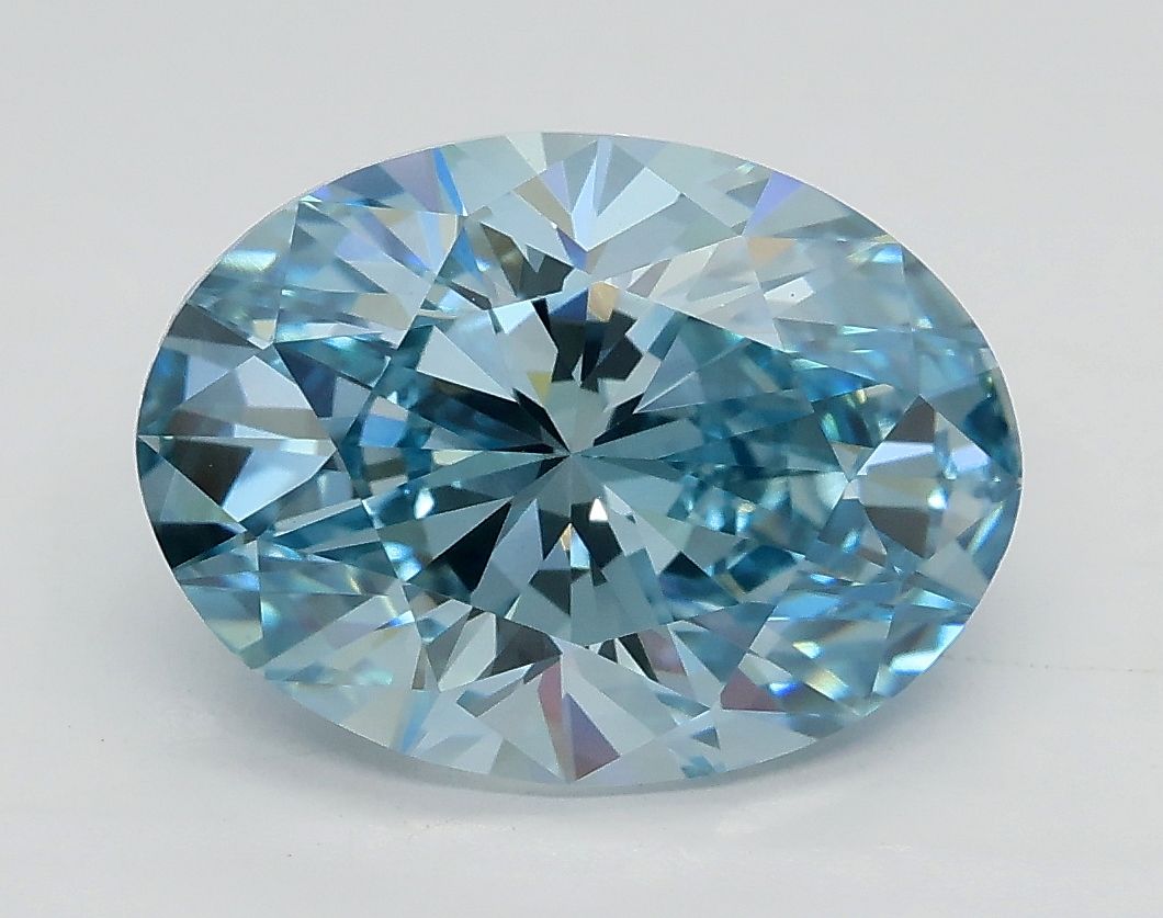 3.01 ct. oval Lab Grown Diamond front image