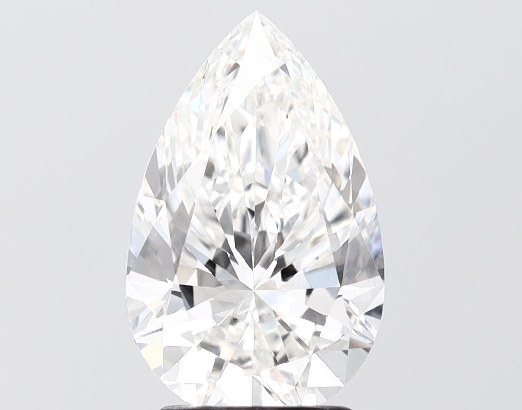 3.01 carat f VS2 EX Cut IGI pear diamond
