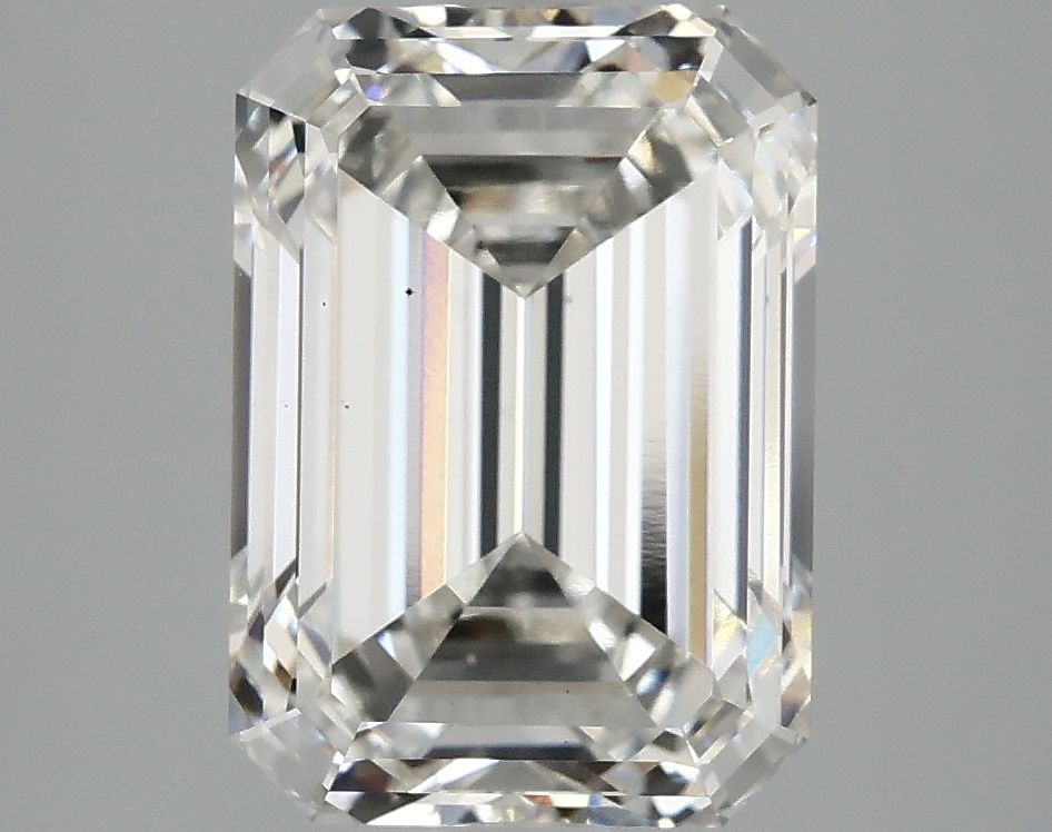 3.80 ct. emerald Lab Grown Diamond front image