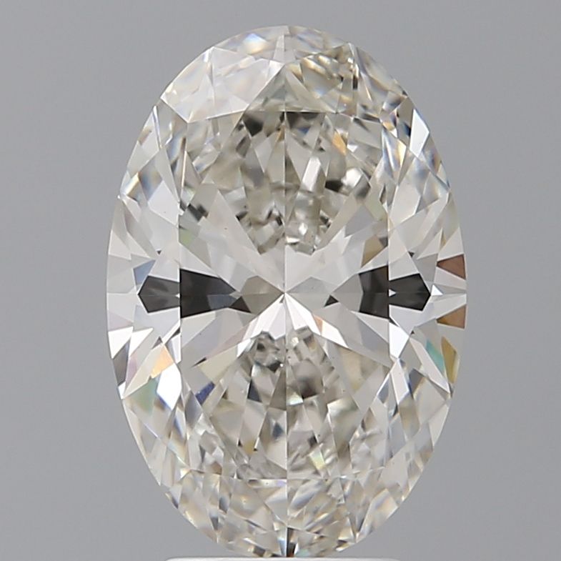 4.09 ct. oval Lab Grown Diamond front image
