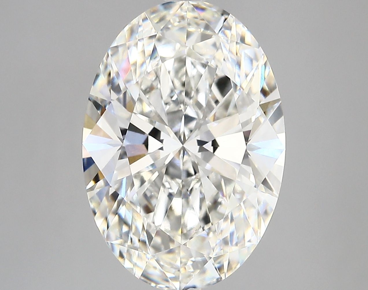 5.62 ct. oval Lab Grown Diamond front image