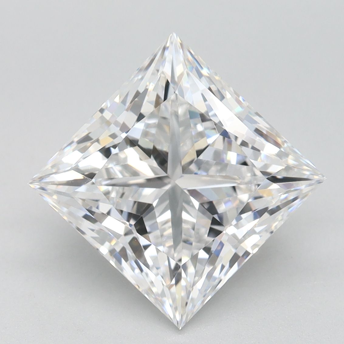 3.41 ct. princess Lab Grown Diamond front image