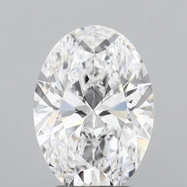 2.76 ct. oval Lab Grown Diamond front image