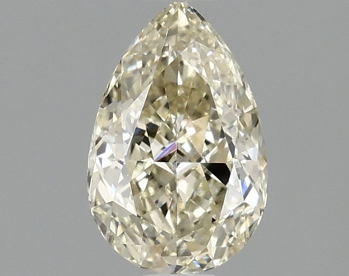 1.05 carat fancy yellow VS2 EX Cut IGI pear diamond