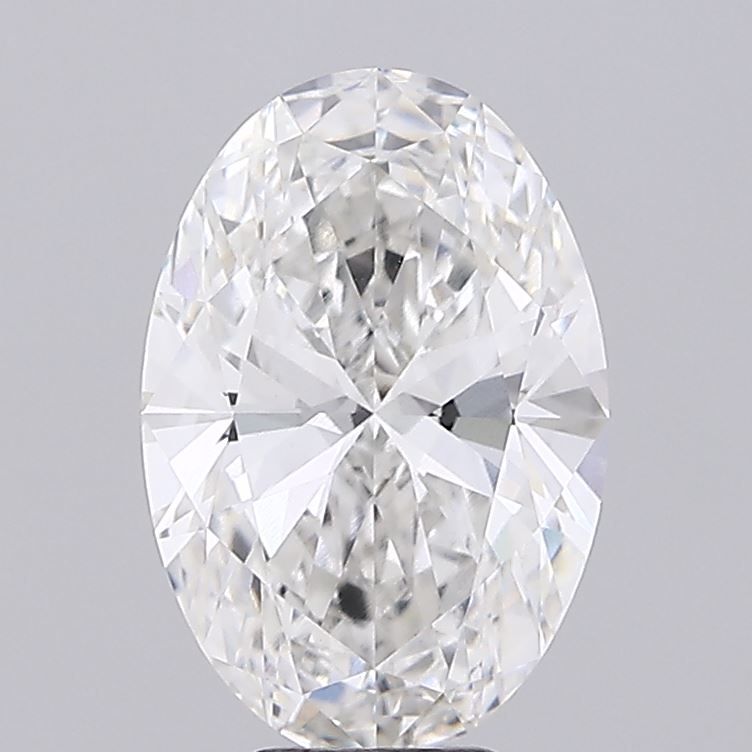 6.04 ct. oval Lab Grown Diamond front image