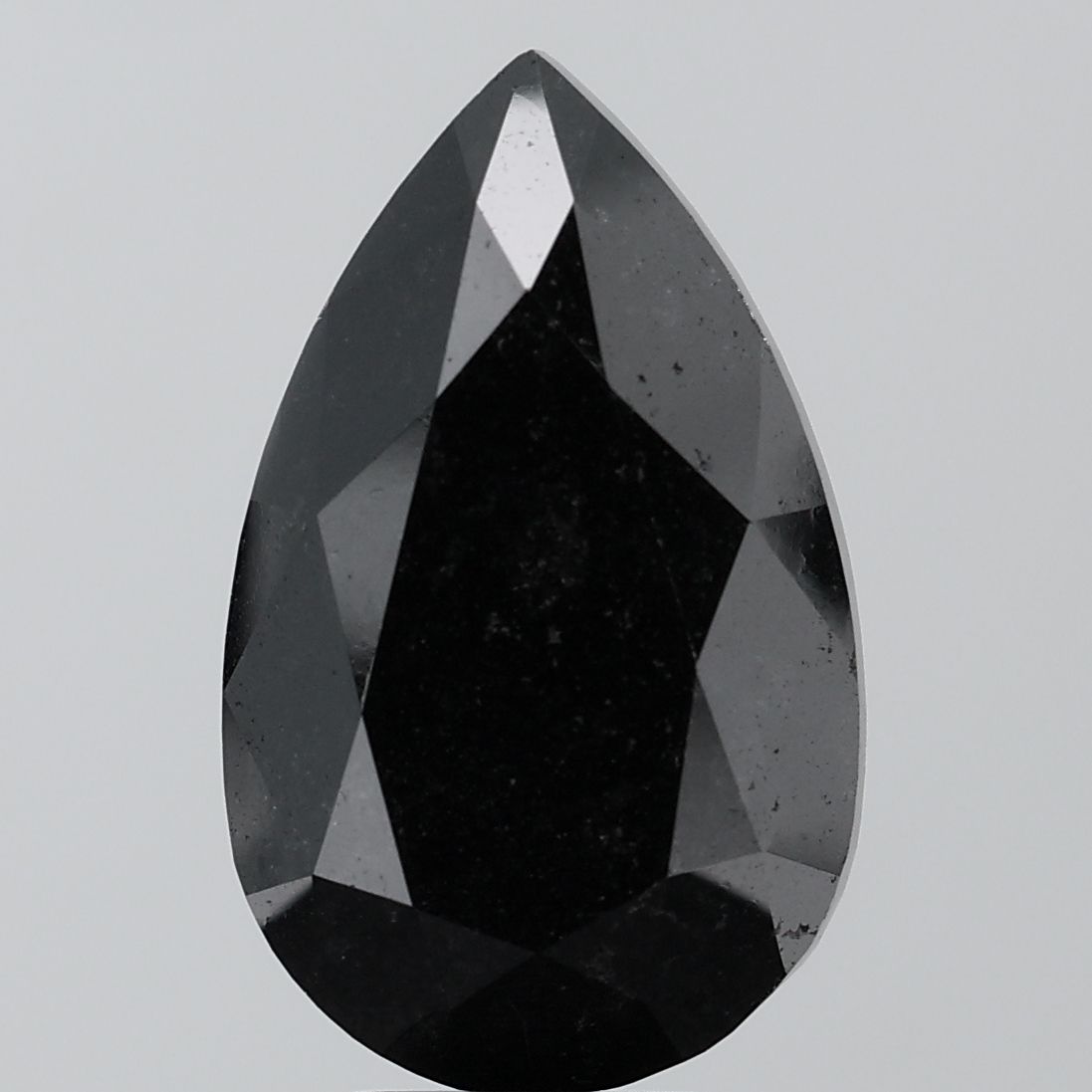 10.07 Carat Pear Diamond Black VS2