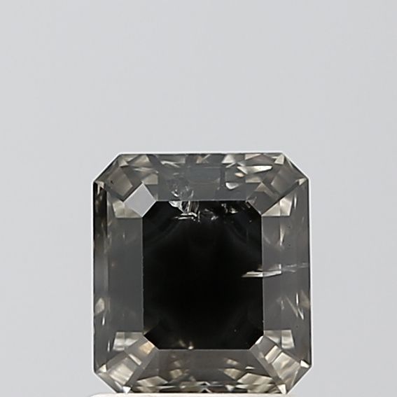 1.22 Carat Emerald Diamond Salt and Pepper VVS1