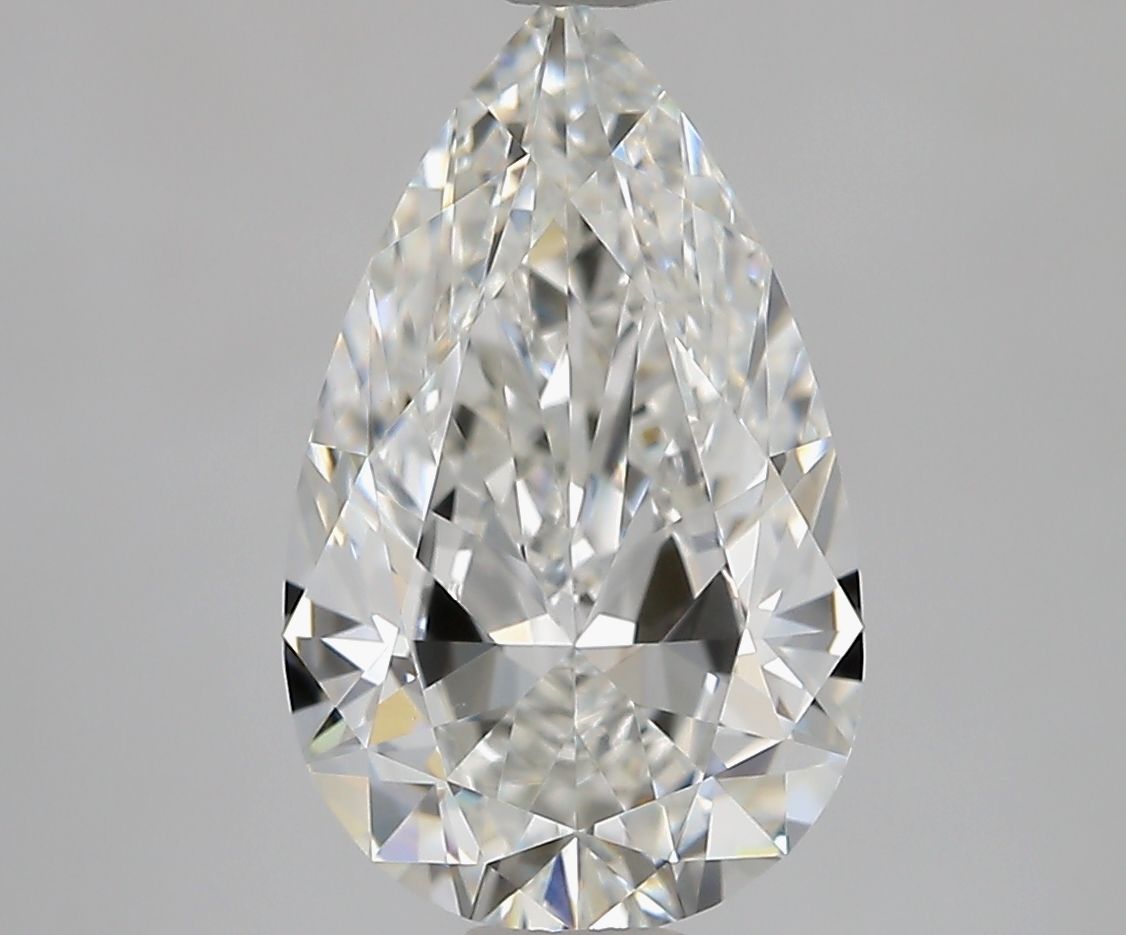2 carat e VVS2 EX Cut IGI pear diamond