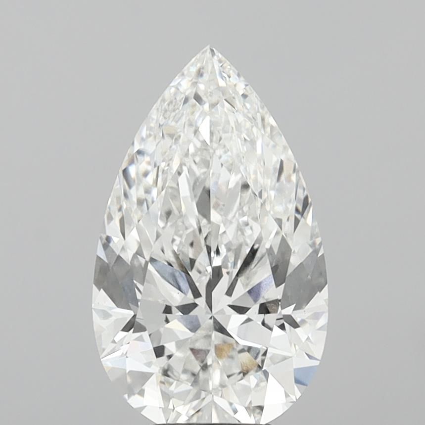 6.07 ct. pear Lab Grown Diamond front image
