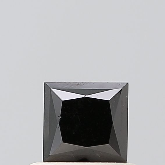 0.72 Carat Princess Diamond Black VVS2