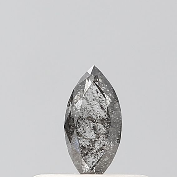 0.16 Carat Marquise Diamond Salt and Pepper VVS2