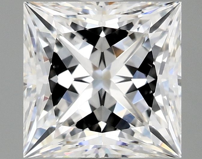 2.10 ct. princess Lab Grown Diamond front image