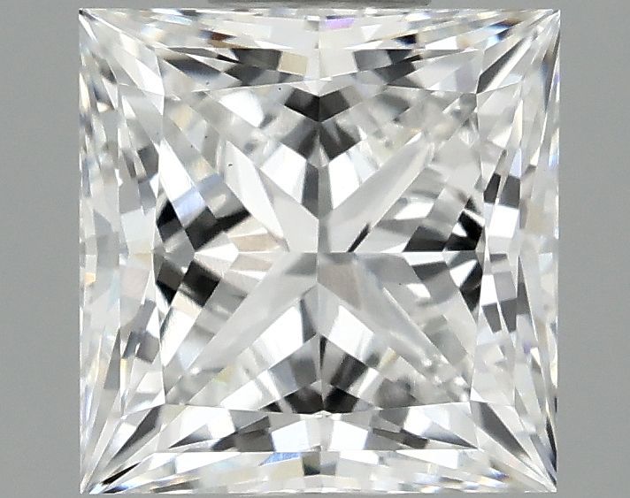2.10 ct. princess Lab Grown Diamond front image